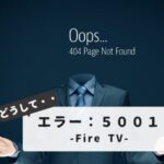 Fire Stick Error Code 5001